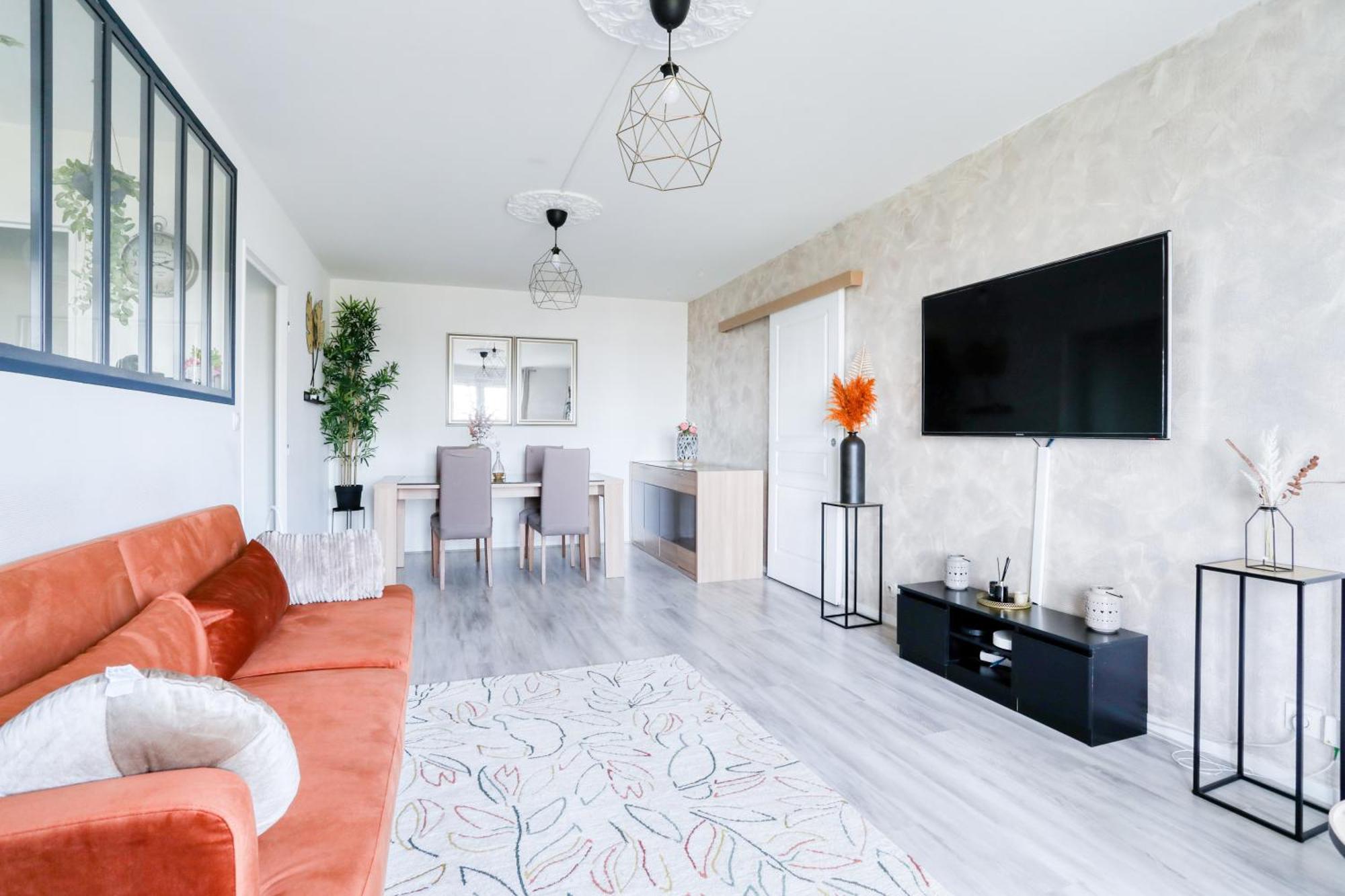 Le Warm Cocon - Spacieux T3 - 5 Personnes - Wifi Et Parking Роні-су-Буа Екстер'єр фото